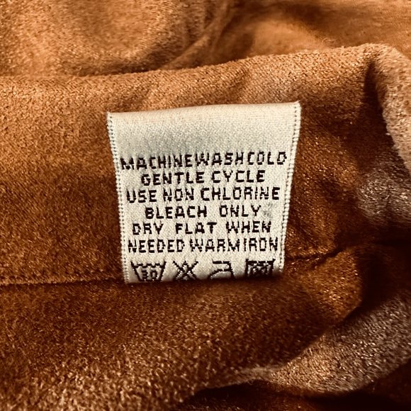 Michael Brandon Casual Heavy Brushed Shirt or Lightweight Jacket Brown Men Sz XL - Picture 7 of 7